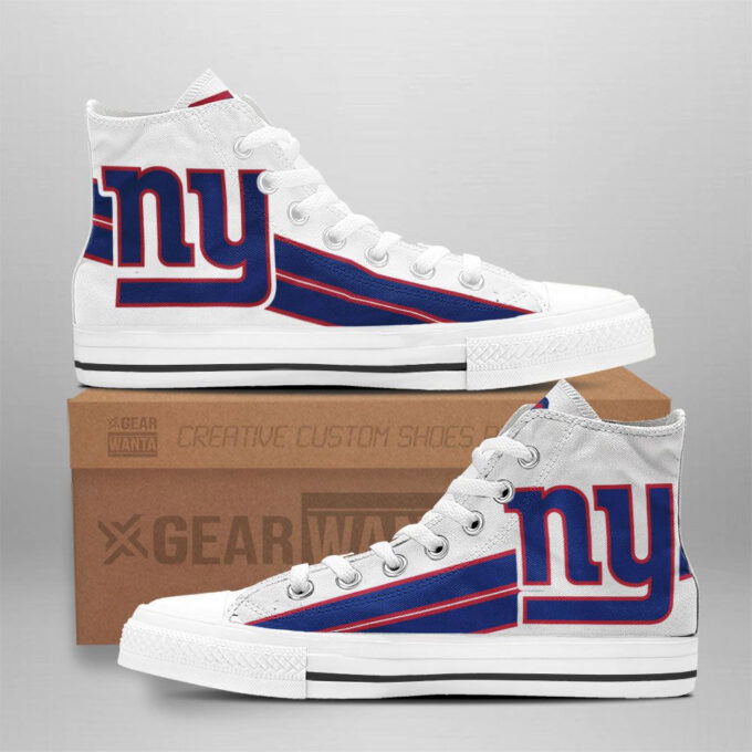 New York Giants High Top Shoes Custom For Fans