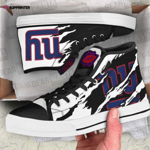 Cart 2 New York Giants High Top Shoes Custom For Fans