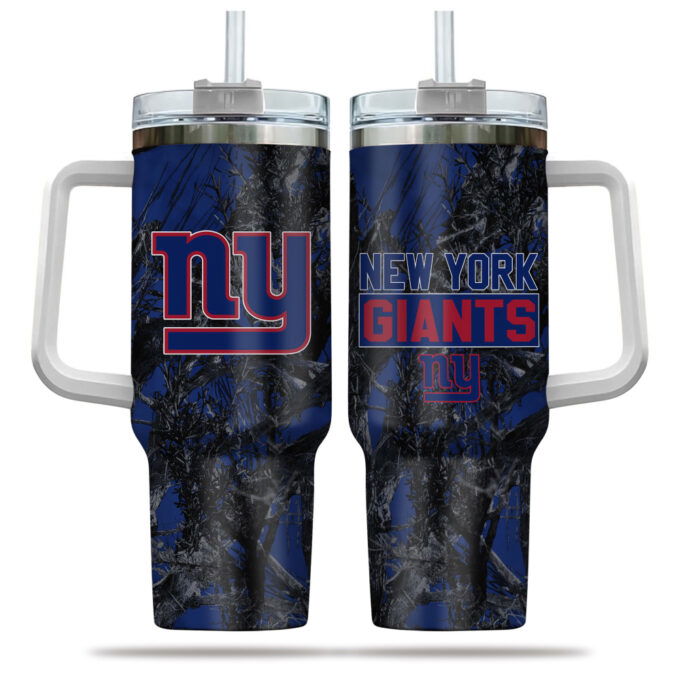 New York Giants NFL Hunting Personalized Stanley Tumbler 40oz Gift for Fans