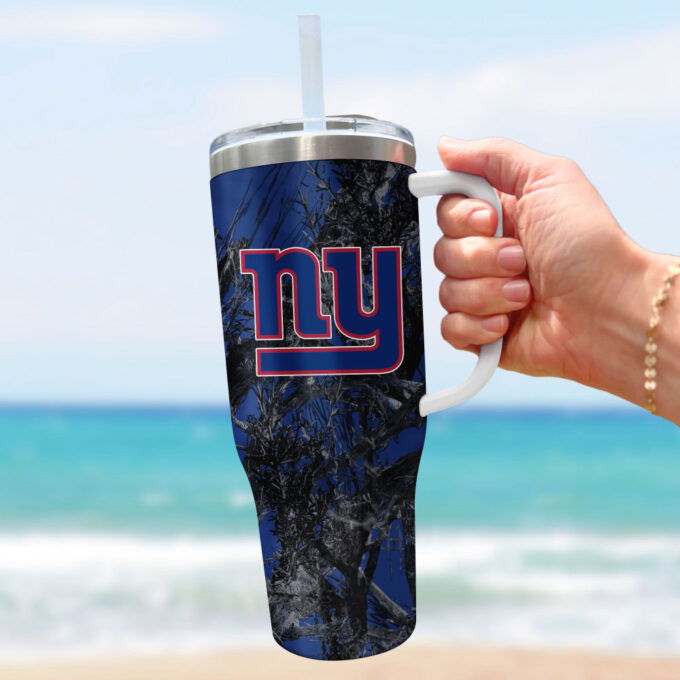 New York Giants NFL Hunting Personalized Stanley Tumbler 40oz Gift for Fans