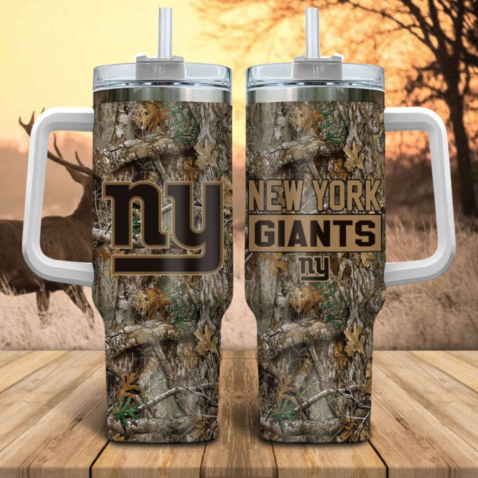 New York Giants NFL Hunting Tumbler Stanley Tumbler 40oz Gift for Fans