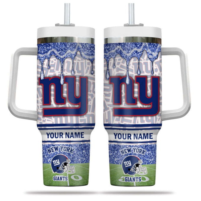 New York Giants NFL Personalized Stanley Tumbler 40oz Gift for Fans