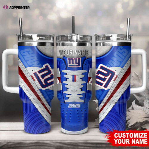 New York Giants Sneaker NFL Personalized Stanley Tumbler 40Oz Gift for Fans