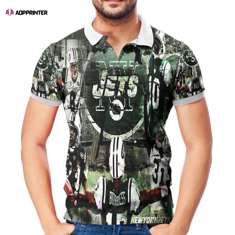 New York Jets Teams v10 3D Gift for Fans Polo Shirt New York Jets Teams v10 3D Gift for Fans Polo Shirt