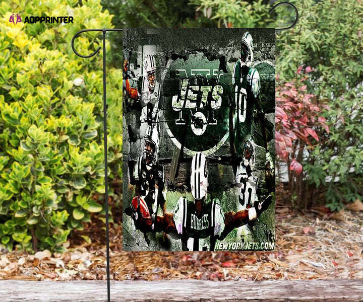 New York Jets Teams v10 Double Sided Printing Garden Flag Home Decor Gifts New York Jets Teams v10 Double Sided Printing Garden Flag Home Decor Gifts