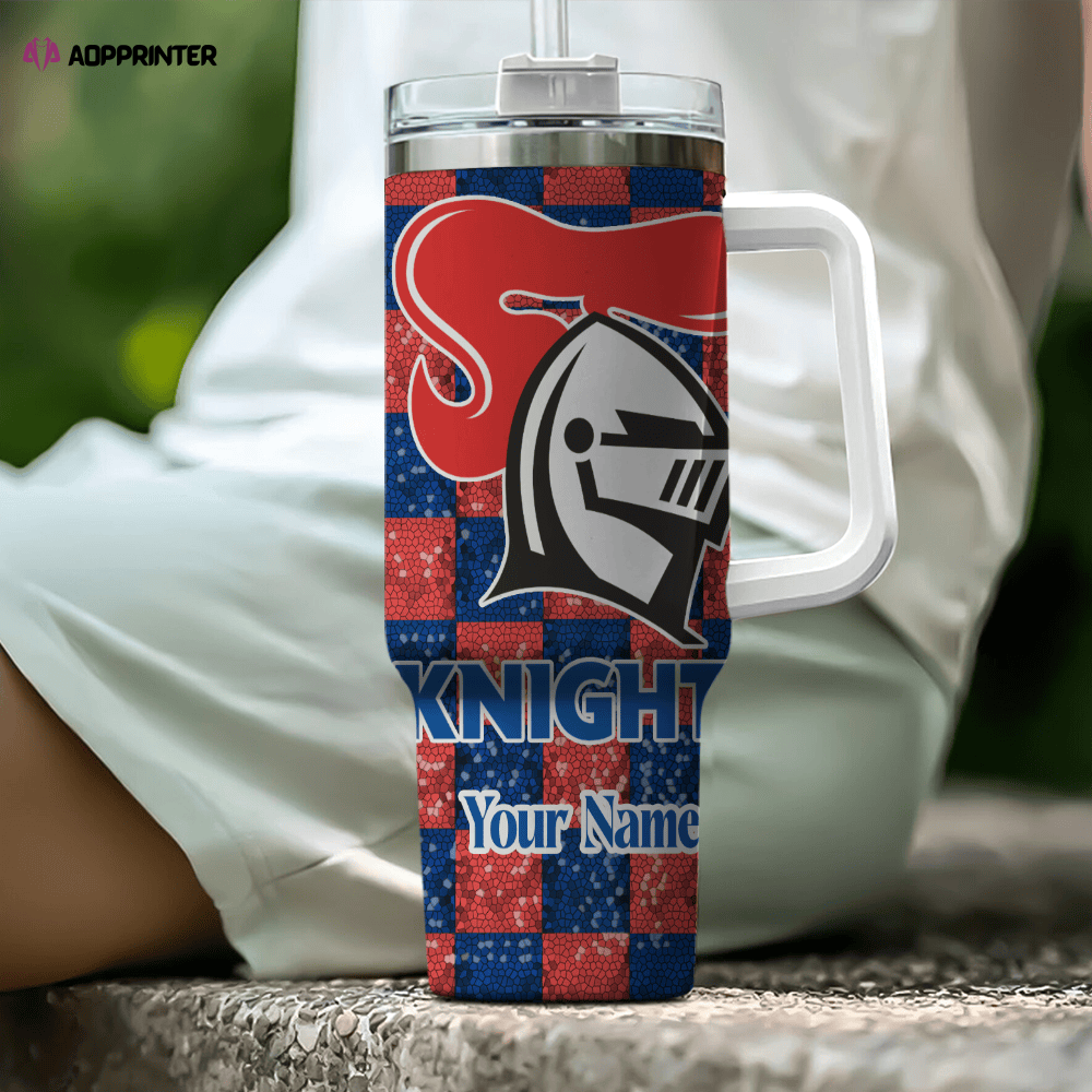 Newcastle Knights NRL Personalized Stanley Tumbler 40oz Gift for Fans Newcastle Knights NRL Personalized Stanley Tumbler 40oz Gift for Fans