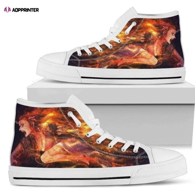 Nezuko High Top Shoes Custom For Fans Demon Slayer Anime