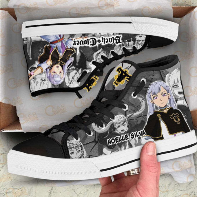 Noelle Silva High Top Shoes Custom Black Clover Anime For Fans