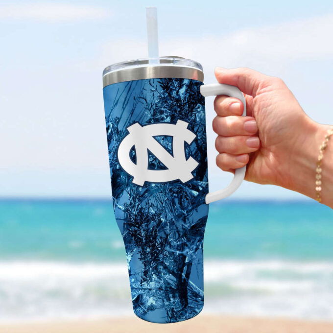 North Carolina Tar Heels NCAA Hunting Personalized Stanley Tumbler 40oz Gift for Fans