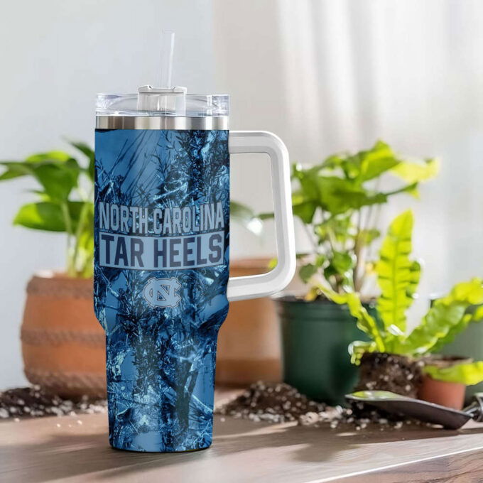 North Carolina Tar Heels NCAA Hunting Personalized Stanley Tumbler 40oz Gift for Fans