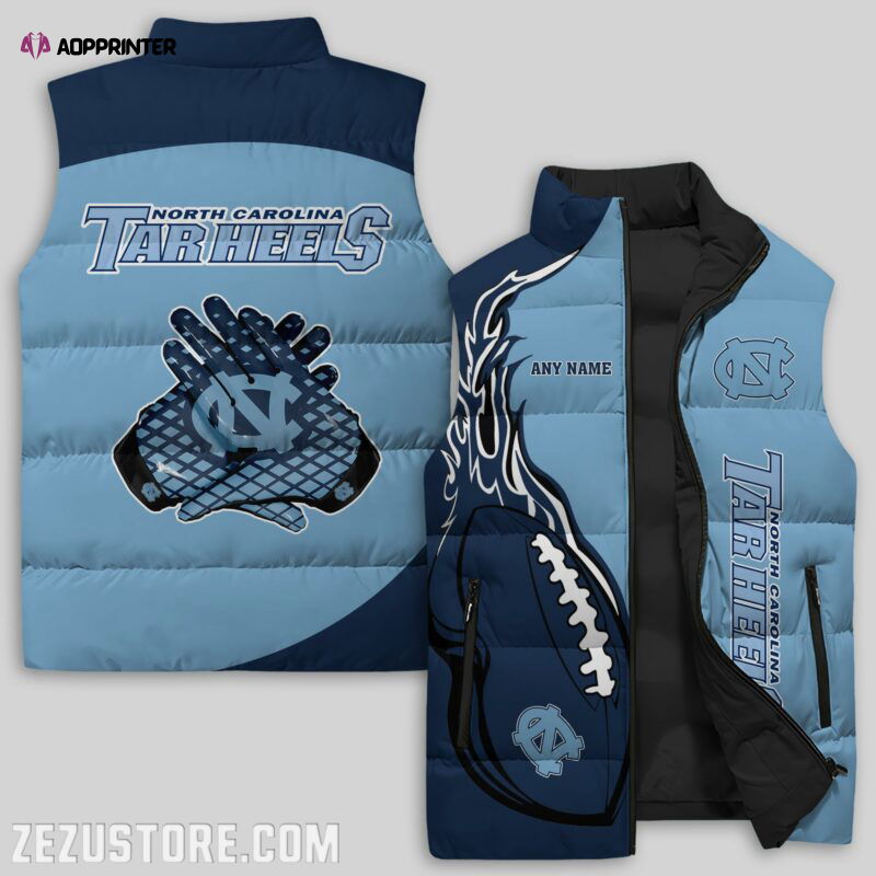 North Carolina Tar Heels NCAA Sleeveless Puffer Jacket Custom For Fans Gifts North Carolina Tar Heels NCAA Sleeveless Puffer Jacket Custom For Fans Gifts