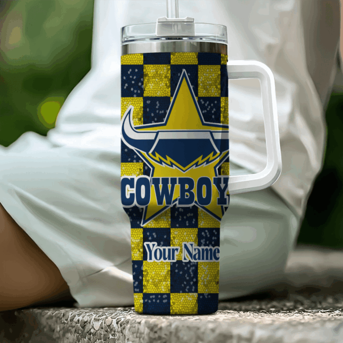 North Queensland Cowboys NRL Personalized Stanley Tumbler 40oz Gift for Fans