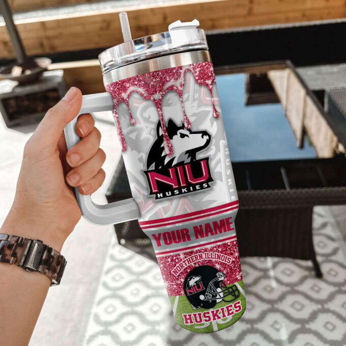 Northern Illinois Huskies NCAA Personalized Stanley Tumbler 40oz Gift for Fans