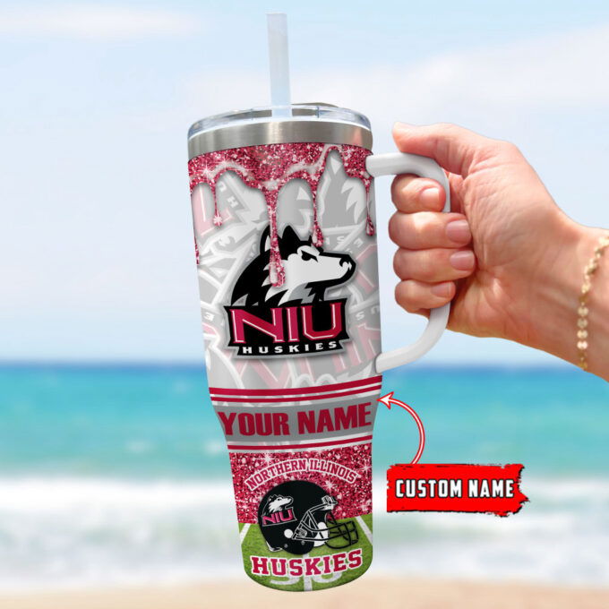Northern Illinois Huskies NCAA Personalized Stanley Tumbler 40oz Gift for Fans