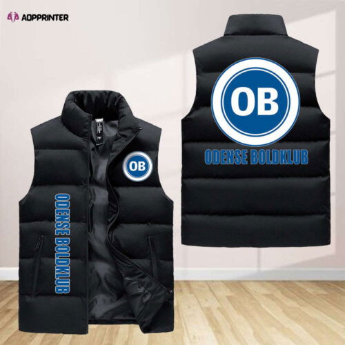 Odense Boldklub Sleeveless Puffer Jacket Custom For Fans Gifts