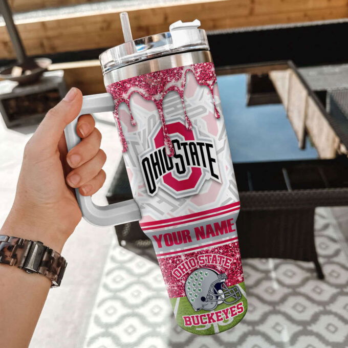 Ohio State Buckeyes NCAA Personalized Stanley Tumbler 40oz Gift for Fans