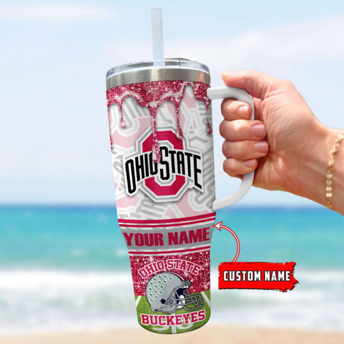 Ohio State Buckeyes NCAA Personalized Stanley Tumbler 40oz Gift for Fans