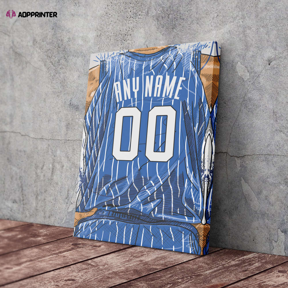 Orlando Magic Jersey Personalized Jersey NBA Custom Name and Number Canvas Wall Art Home Decor Man Cave Gift Orlando Magic Jersey Personalized Jersey NBA Custom Name and Number Canvas Wall Art Home Decor Man Cave Gift