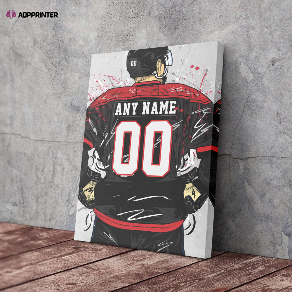 Ottawa Senators Jersey NHL Personalized Jersey Custom Name and Number Canvas Wall Art Home Decor Ottawa Senators Jersey NHL Personalized Jersey Custom Name and Number Canvas Wall Art Home Decor