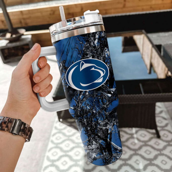 Penn State Nittany Lions NCAA Hunting Personalized Stanley Tumbler 40oz Gift for Fans