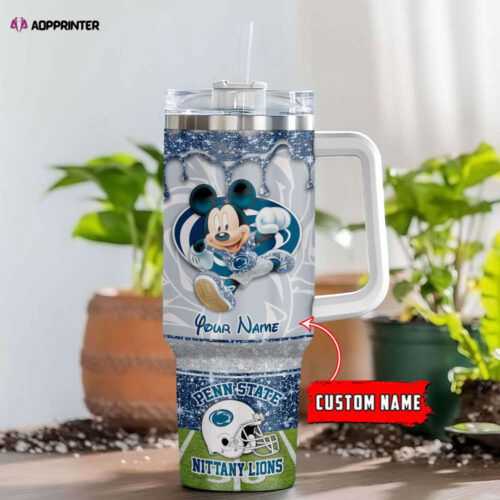 Cart 5 Penn State Nittany Lions NCAA Style Personalized Stanley Tumbler 40oz Gift for Fans