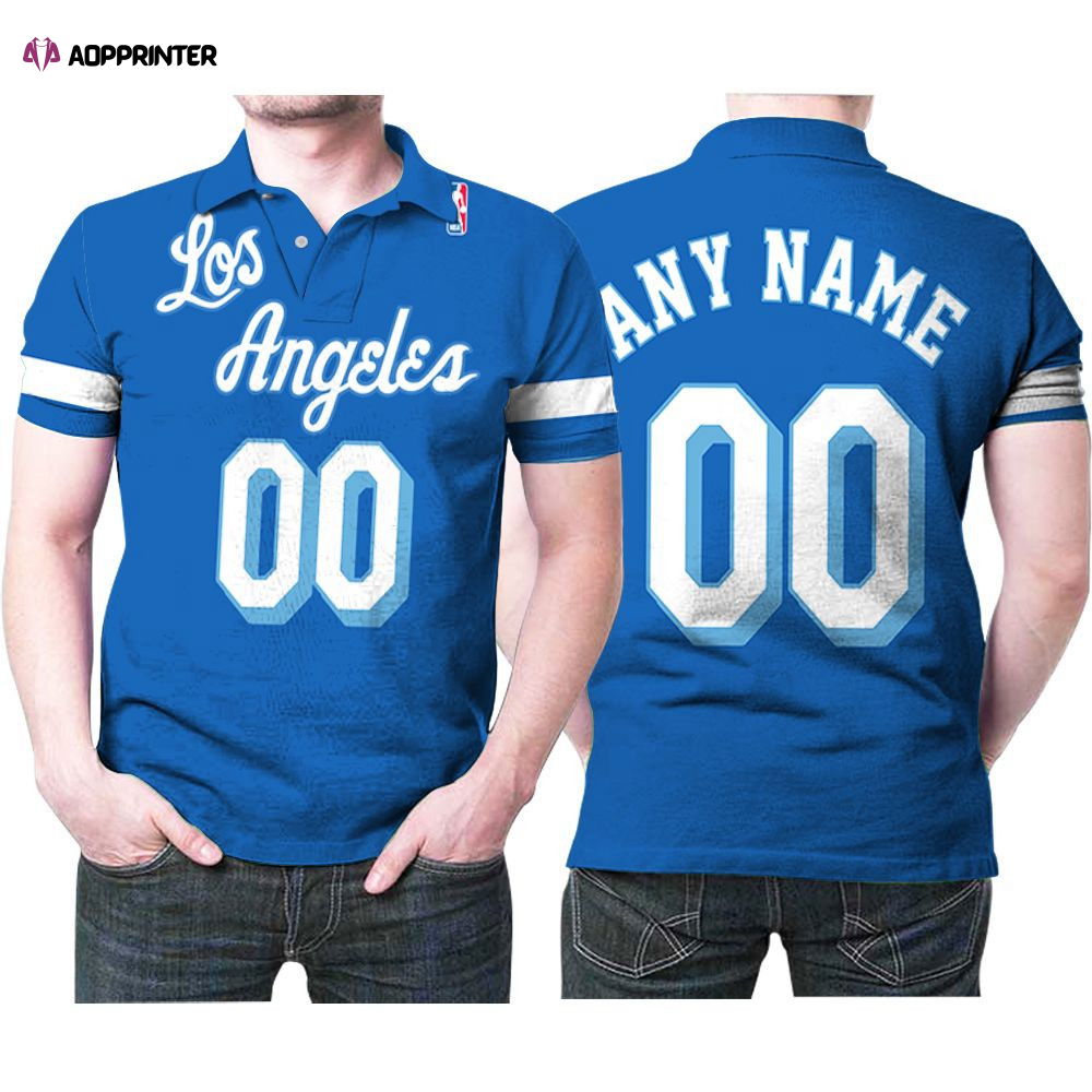 Personalized Los Angeles Lakers 1996-97 Hardwood Classics Royal Blue Jersey Inspried Style 3D Gift for Fans Polo Shirt Personalized Los Angeles Lakers 1996-97 Hardwood Classics Royal Blue Jersey Inspried Style 3D Gift for Fans Polo Shirt