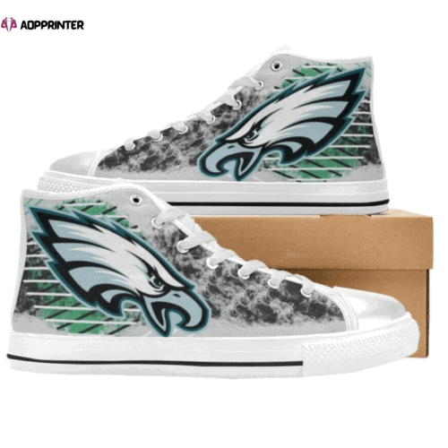 Cart 3 Philadelphia Eagles NFL Custom Canvas High Top Shoes