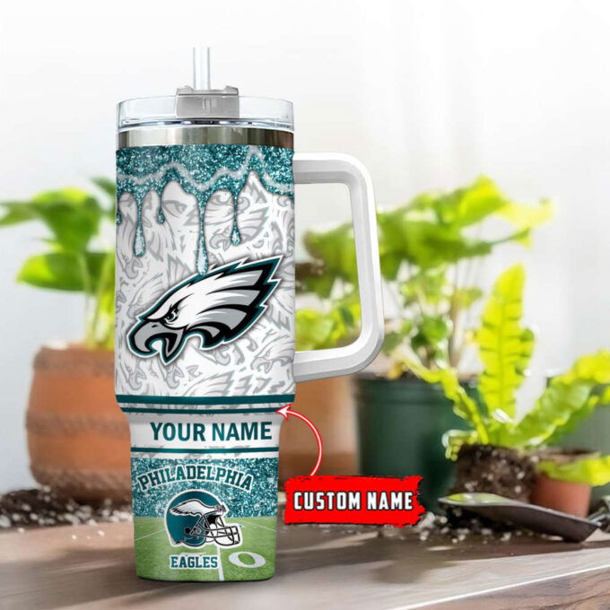 Philadelphia Eagles NFL Personalized Stanley Tumbler 40oz Gift for Fans