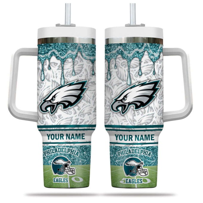 Philadelphia Eagles NFL Personalized Stanley Tumbler 40oz Gift for Fans