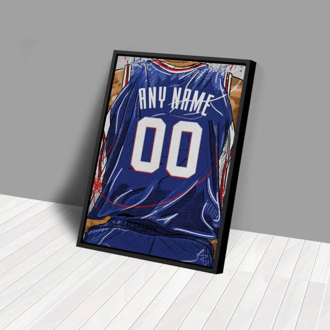 Phoenix Suns Jersey Personalized Jersey NBA Custom Name and Number Canvas Wall Art Home Decor Framed Poster Man Cave Gift