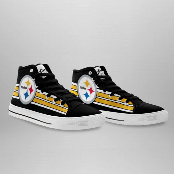 Pittsburgh Steelers High Top Sneakers Custom Shoes For Fans