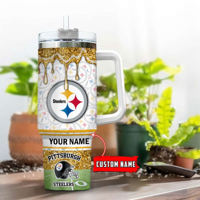 Pittsburgh Steelers NFL Personalized Stanley Tumbler 40oz Gift for Fans
