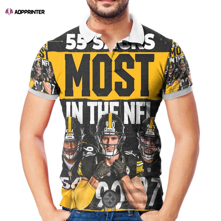 Pittsburgh Steelers Players Team m3 3D Gift for Fans Polo Shirt Pittsburgh Steelers Players Team m3 3D Gift for Fans Polo Shirt