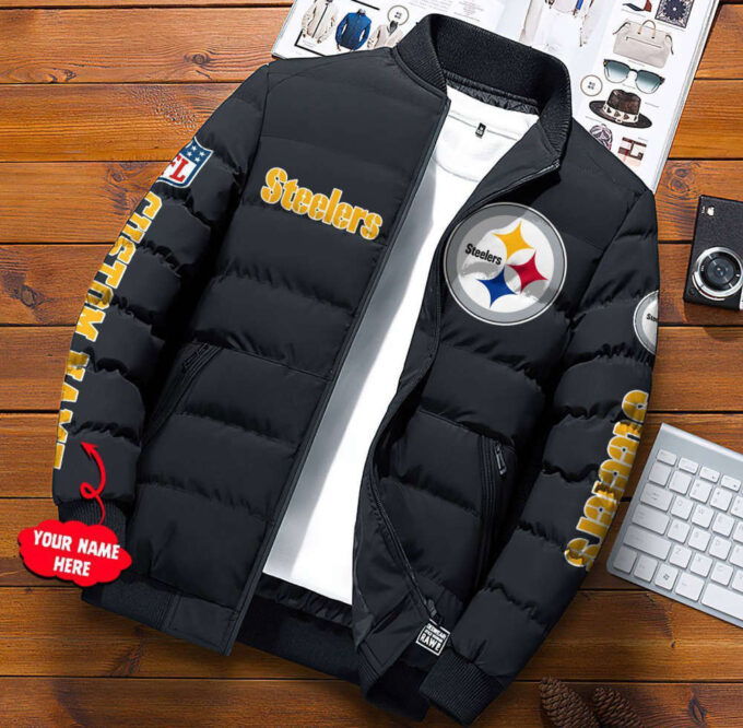 Pittsburgh Steelers Puffer Jacket For Fans PJ002