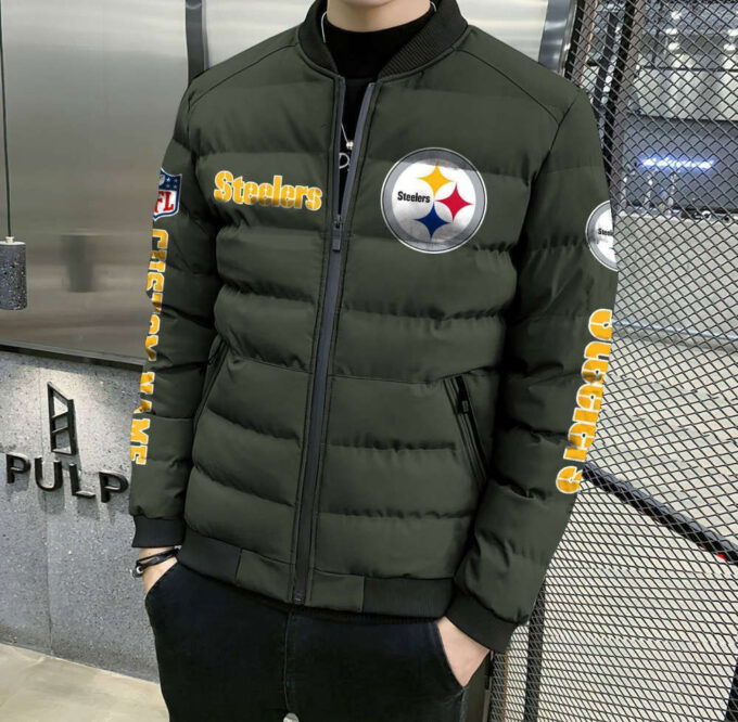 Pittsburgh Steelers Puffer Jacket For Fans PJ002