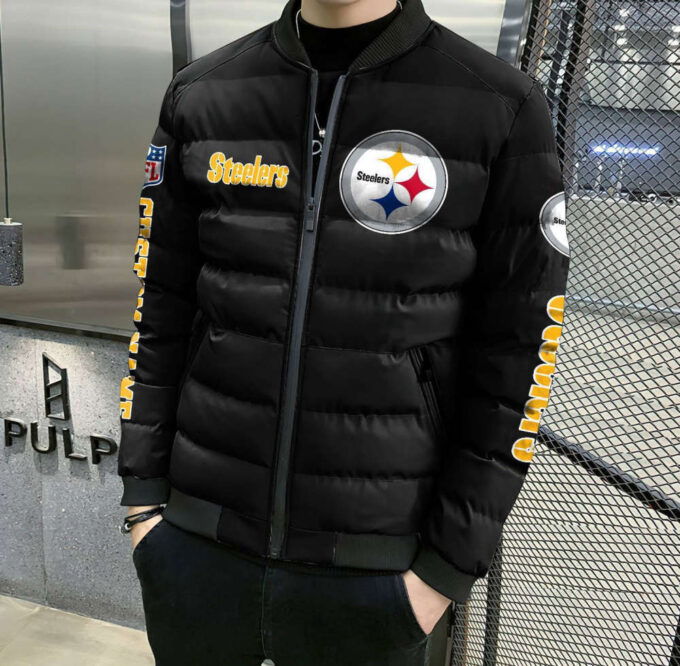 Pittsburgh Steelers Puffer Jacket For Fans PJ002
