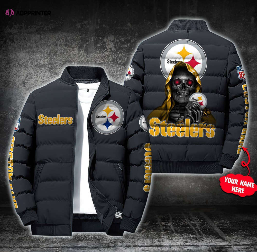 Pittsburgh Steelers Puffer Jacket For Fans PJ002 Pittsburgh Steelers Puffer Jacket For Fans PJ002