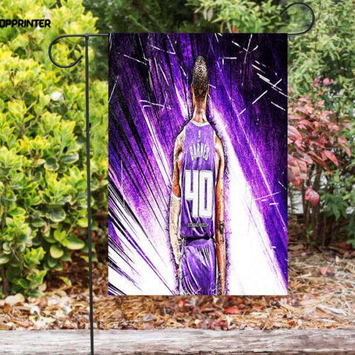 Sacramento Kings Harrison Barnes 40 Double Sided Printing   Garden Flag Home Decor Gifts