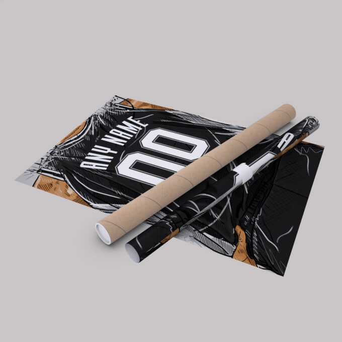 San Antonio Spurs Jersey Personalized Jersey NBA Custom Name and Number Canvas Wall Art Home Decor Framed Poster Man Cave Gift