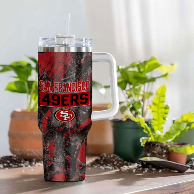 San Francisco 49ers NFL Hunting Personalized Stanley Tumbler 40oz Gift for Fans
