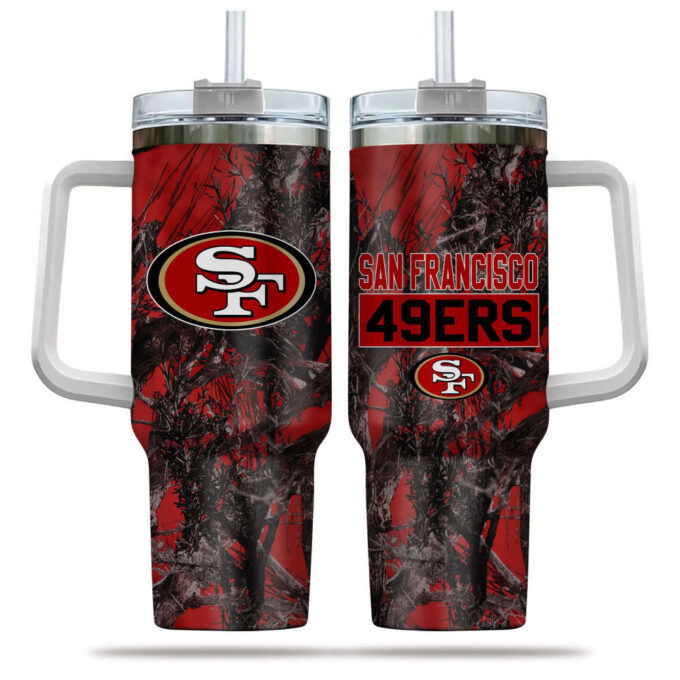 San Francisco 49ers NFL Hunting Personalized Stanley Tumbler 40oz Gift for Fans