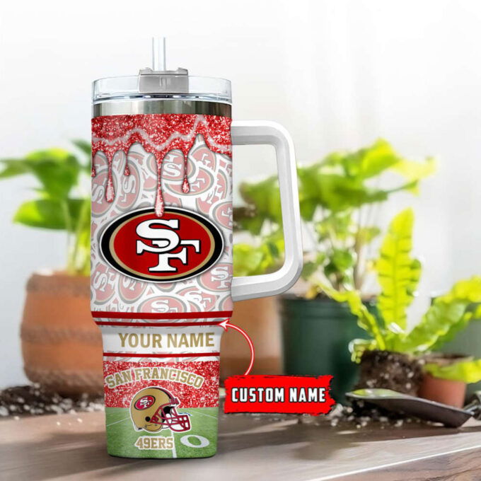 San Francisco 49ers NFL Personalized Stanley Tumbler 40oz Gift for Fans
