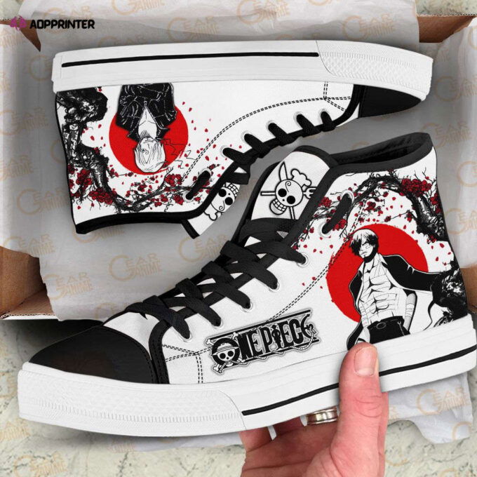Sanji High Top Shoes Japan Style For Fans One Piece Anime