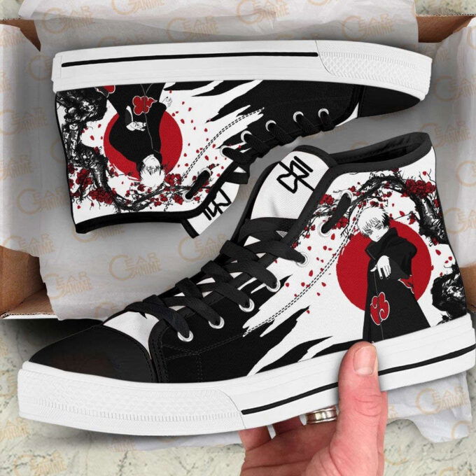 Sasori High Top Shoes Custom Naruto Anime Japan Style For Fans