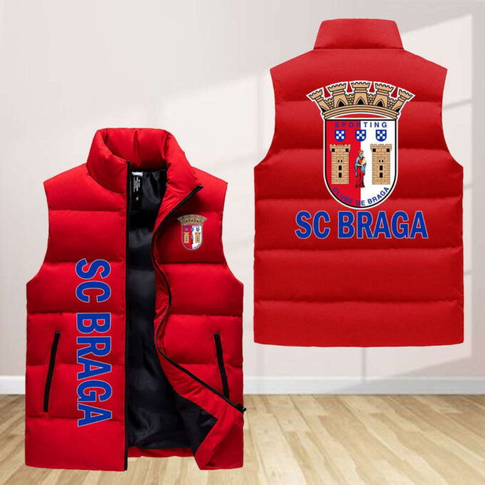 Sc Braga Sleeveless Puffer Jacket Custom For Fans Gifts
