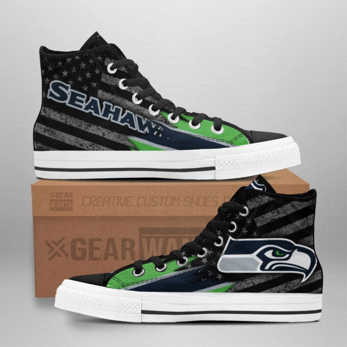 Seattle Seahawks High Top Shoes Custom For Fans