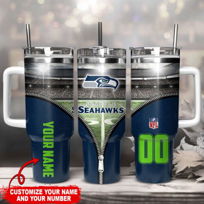Seattle Seahawks NFL 40oz Stanley Tumbler Gift for Fans