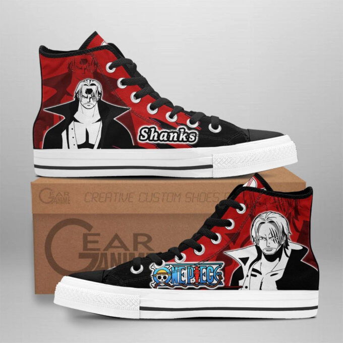 Shanks High Top Shoes Mix Manga For Fans One Piece Anime