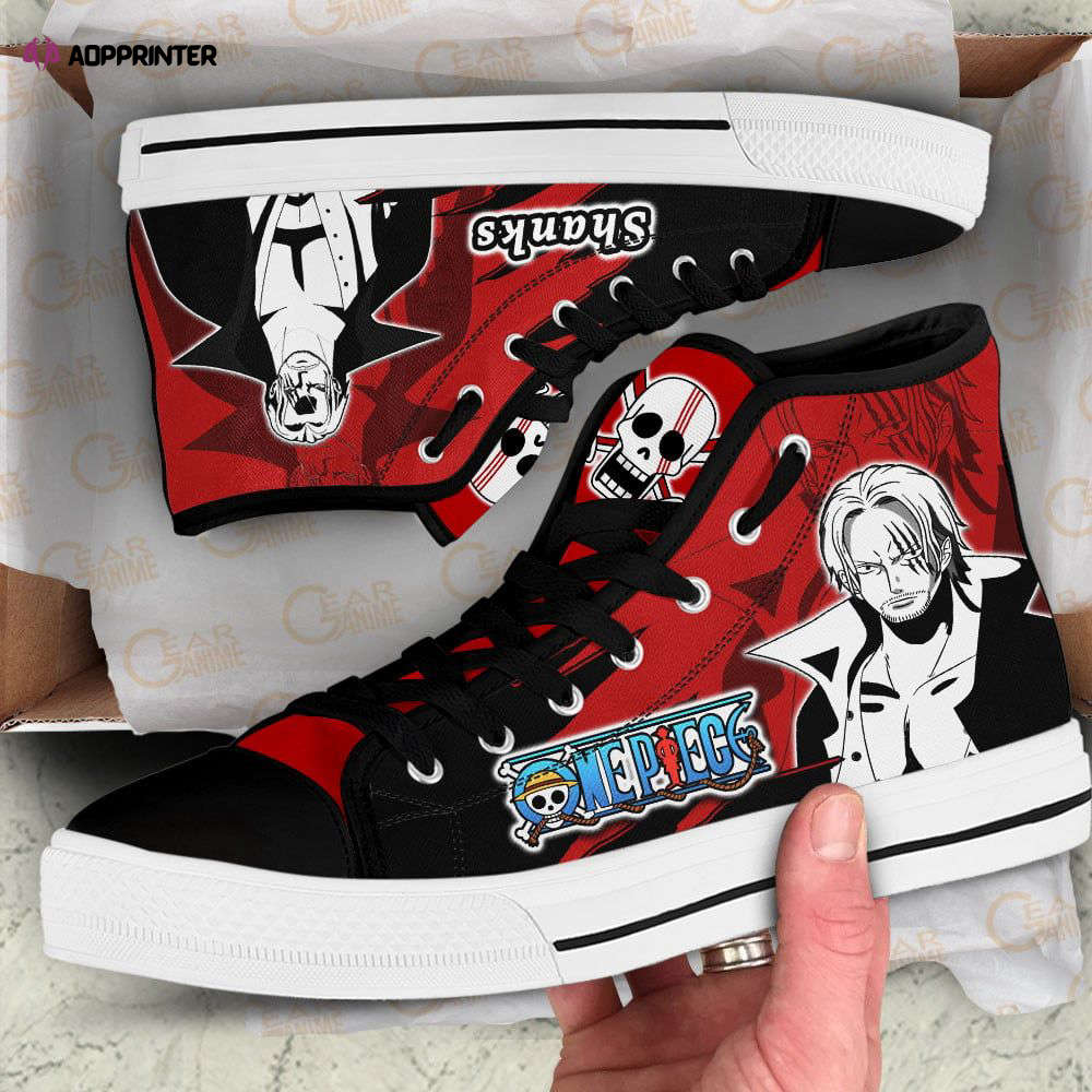 Shanks High Top Shoes Mix Manga For Fans One Piece Anime Shanks High Top Shoes Mix Manga For Fans One Piece Anime