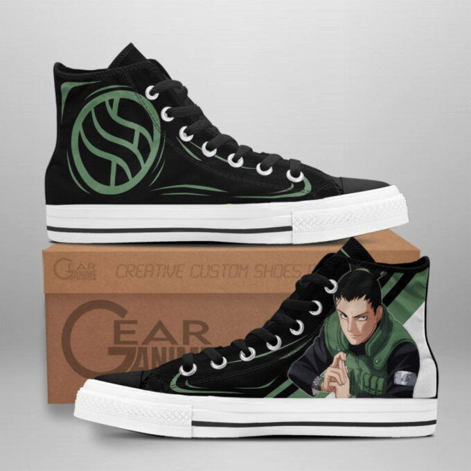 Shikamaru Nara High Top Shoes Custom Naruto Anime For Fans